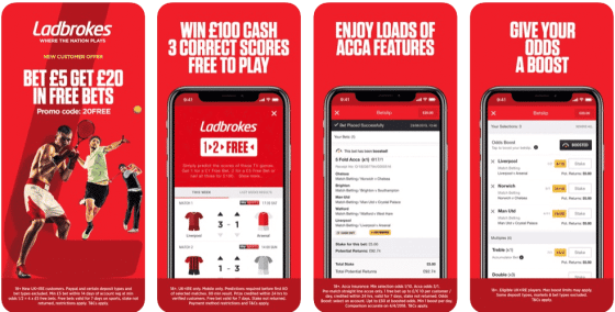 Ladbrokes App (Android & iOS version)